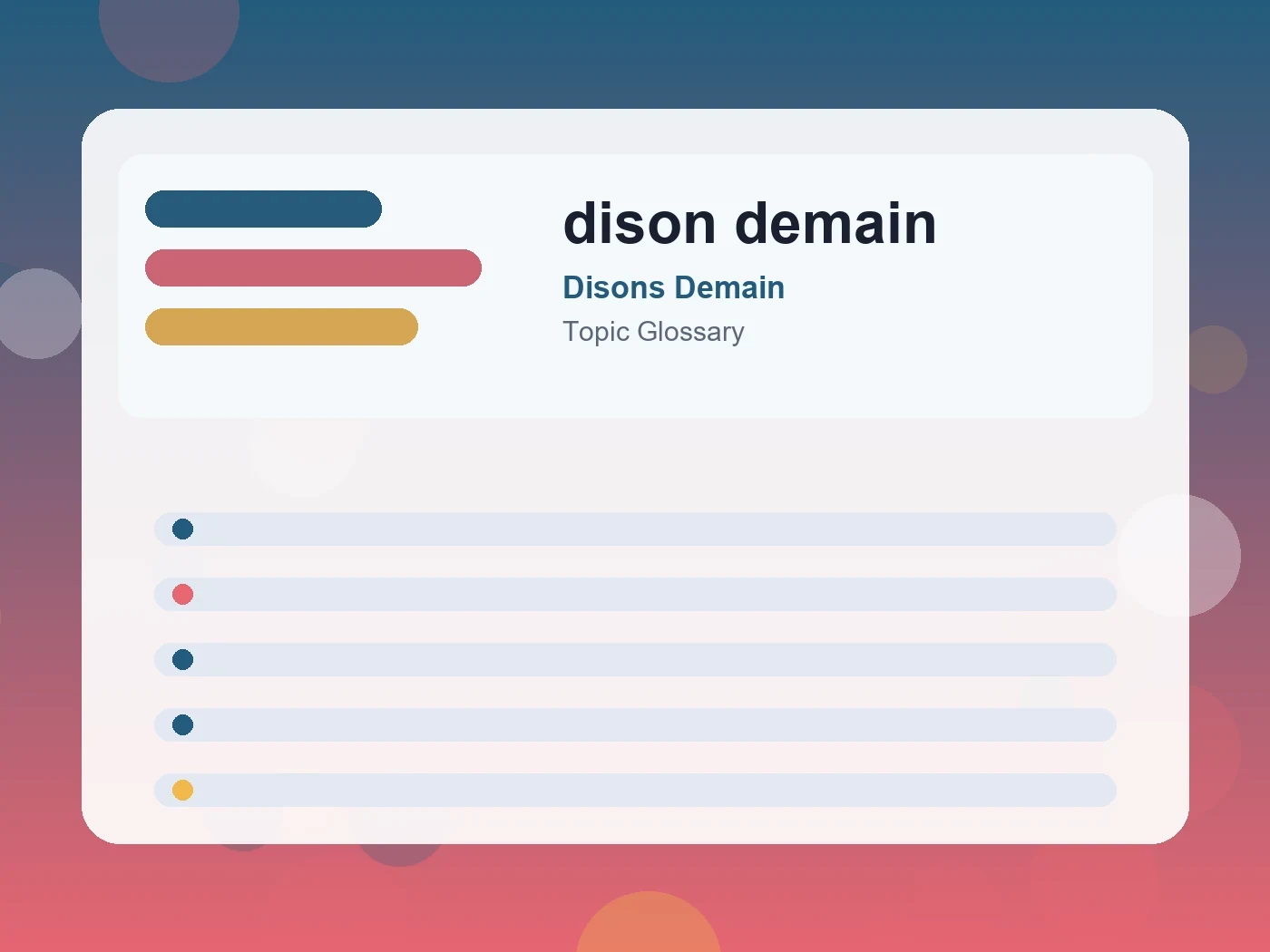 Disons Demain dison demain guide visual