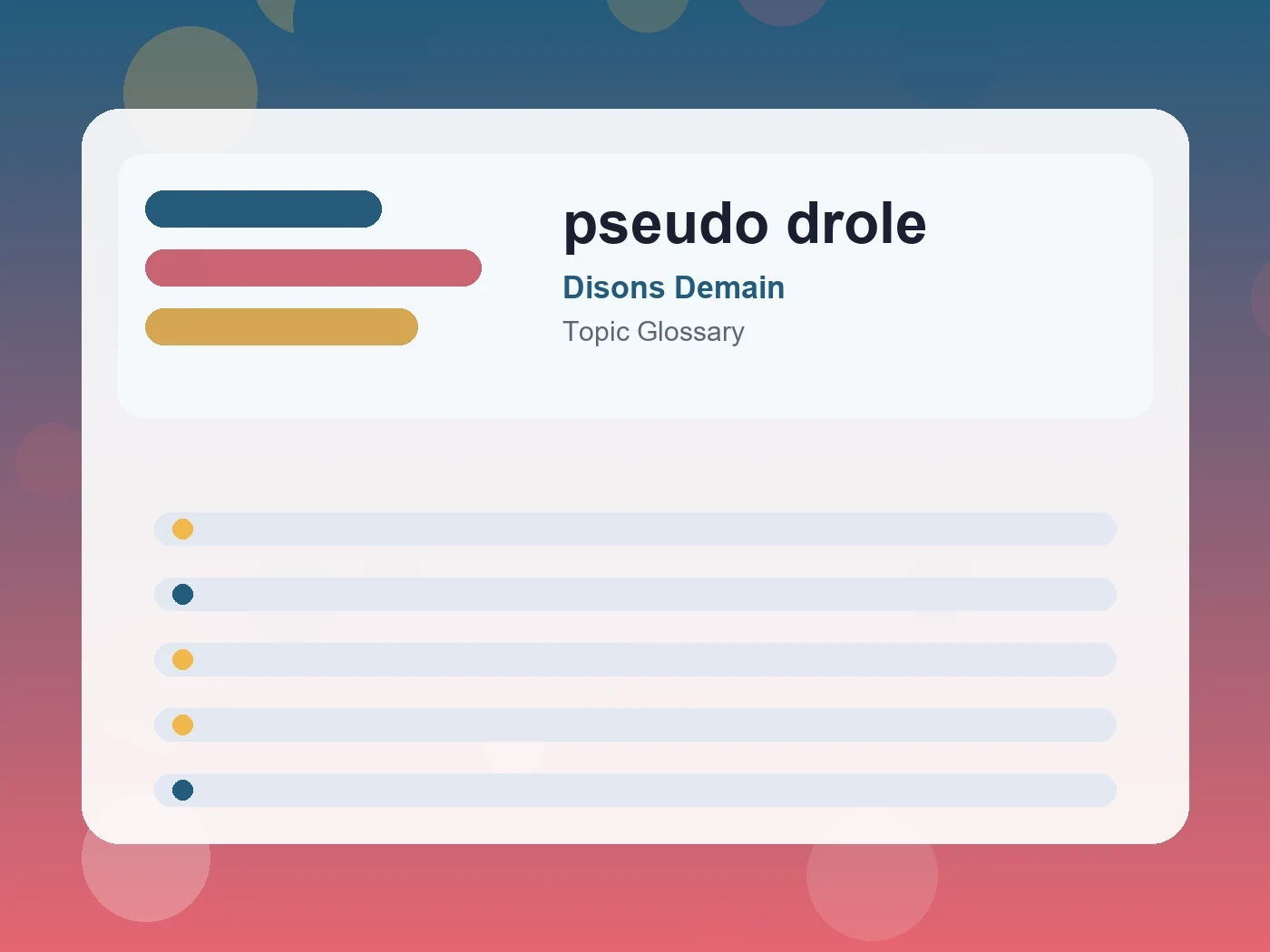 Disons Demain pseudo drole guide visual