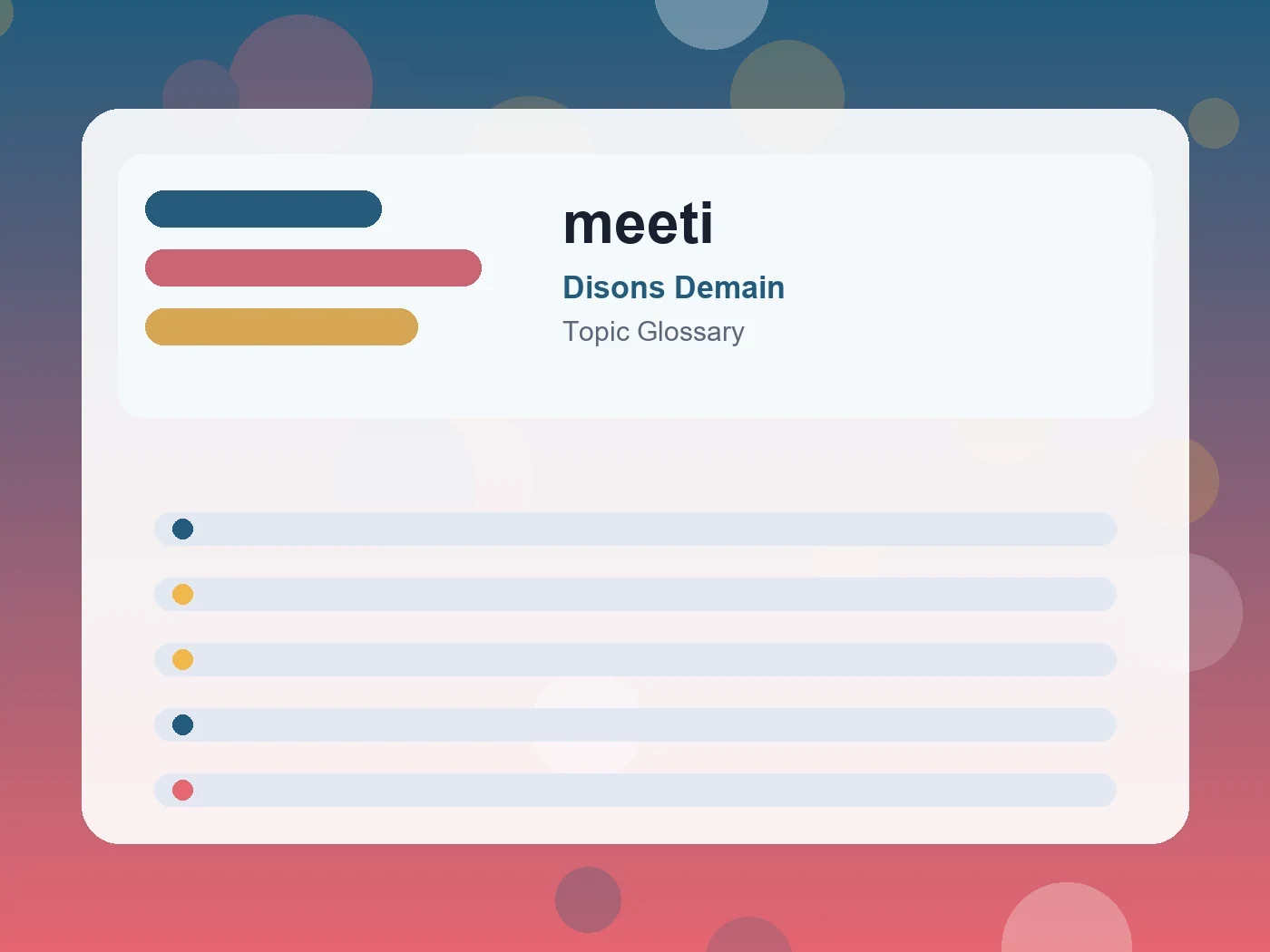 Disons Demain meeti guide visual